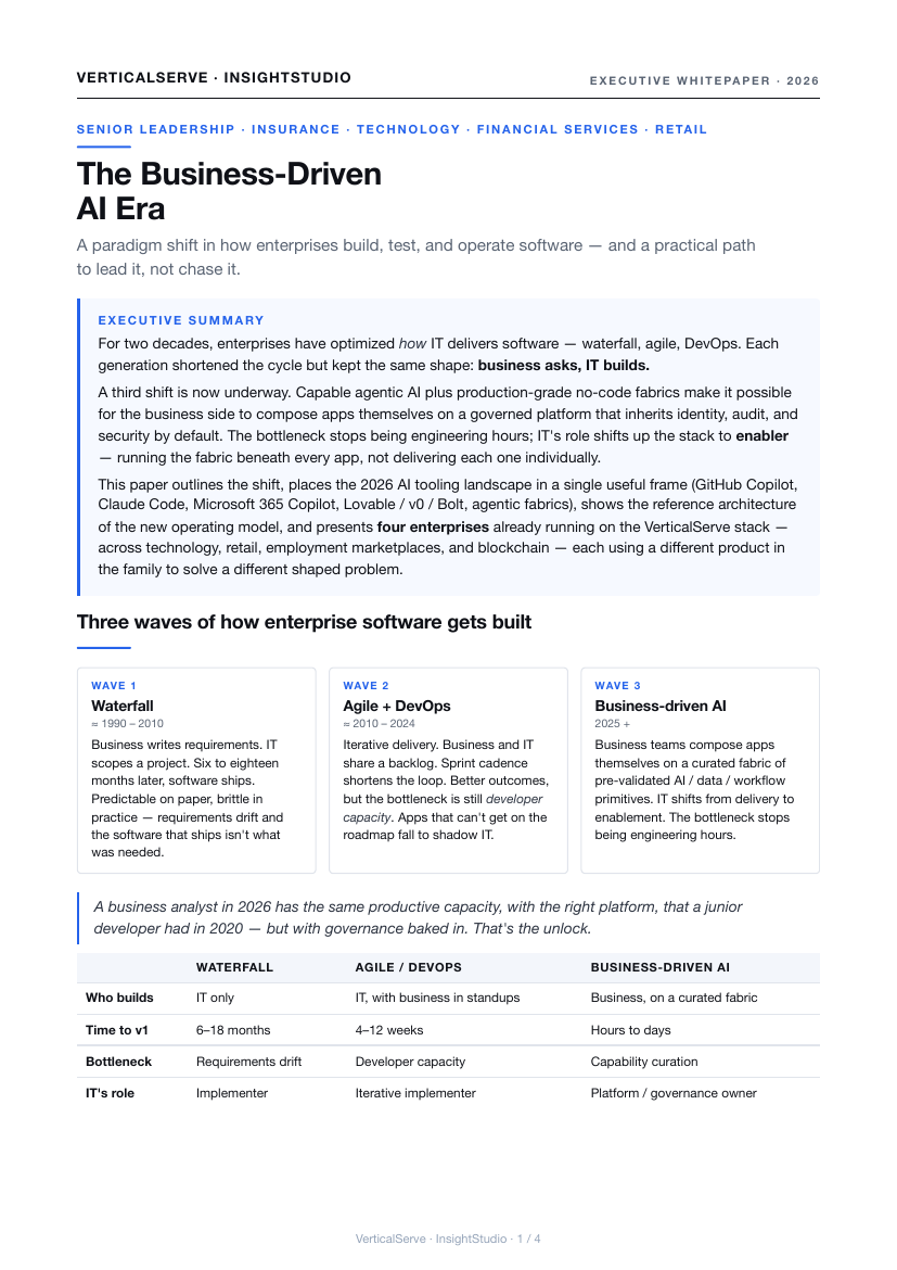 Business-Driven AI — Brief